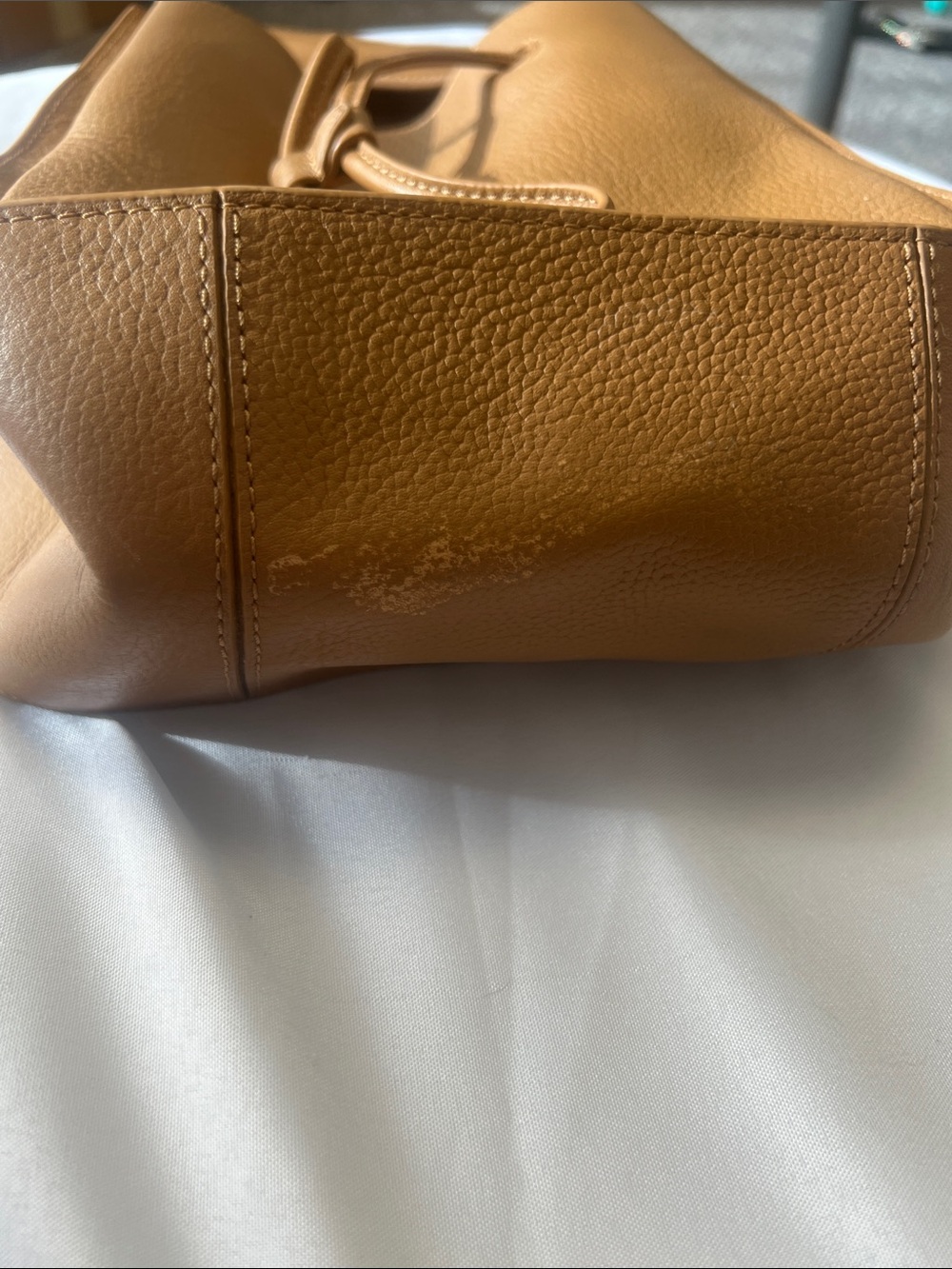 3.1 Phillip Lim Tan Leather. Soleil Bucket bag Drawstring Shoulder Bag - Picture 3 of 4